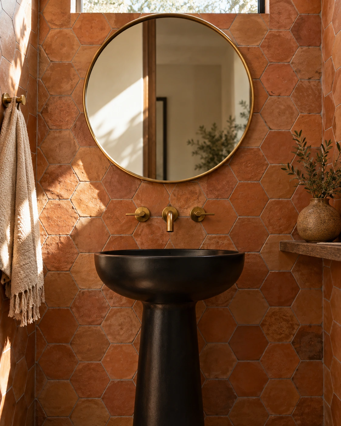 Bathroom tile & fitting details